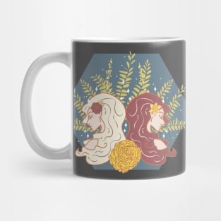 Gemini Twins (Navy) Mug